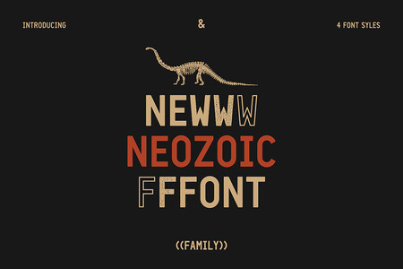 Neozoic Trial font